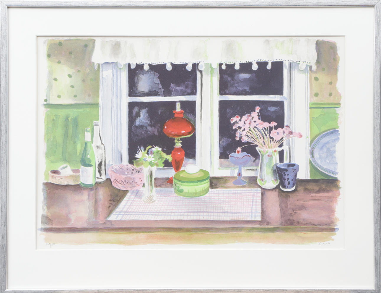 EVY LÅÅS. LITO, signed.