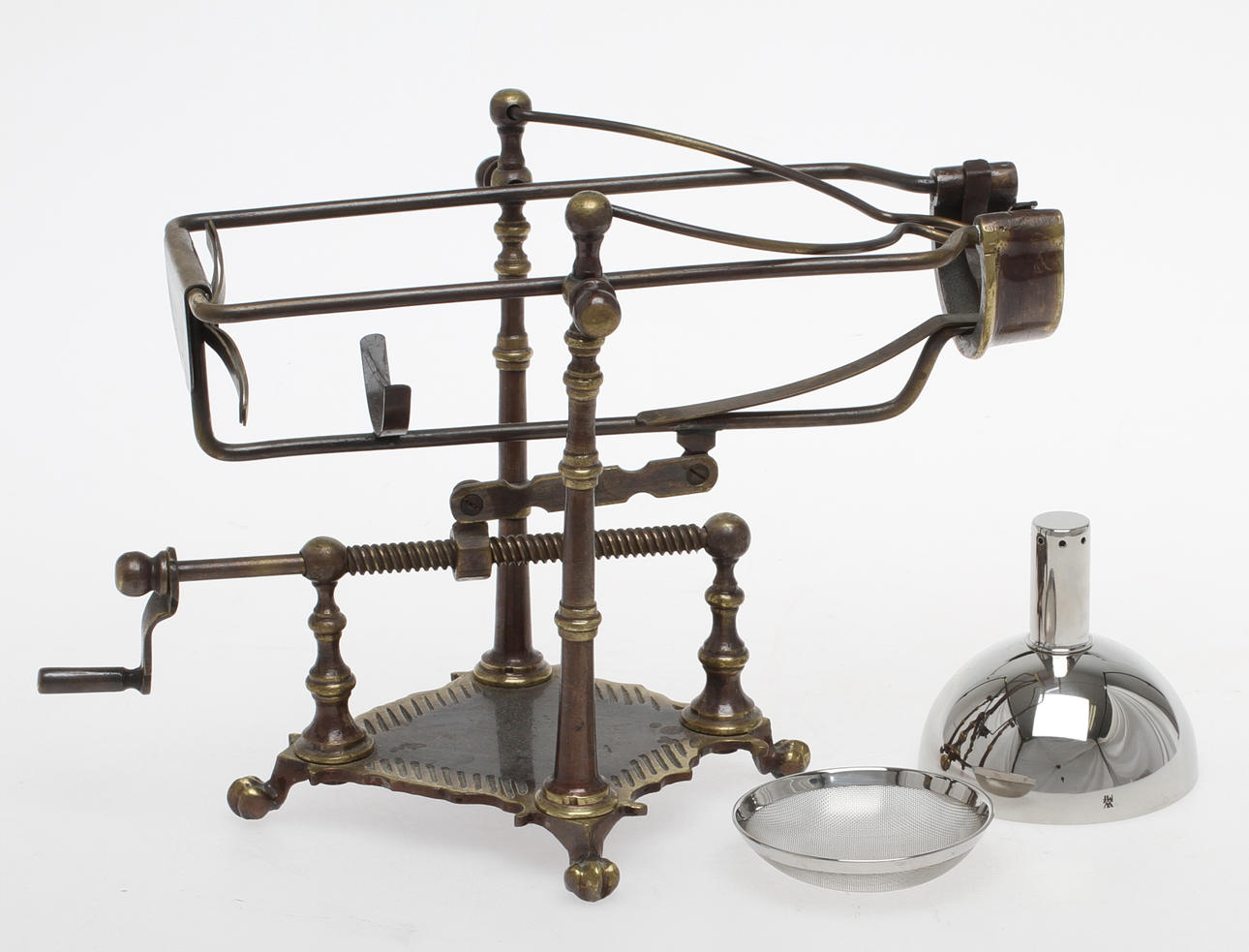 VINDEKANTÖR mässing samt VINSIL WMF (Württembergische Metallwarenfabrik). 1900-tal.