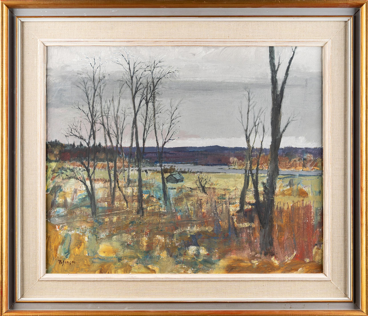 BROR JONSON (1923-2005). Oil on canvas, “Öreälven”, signed and dated 1962.