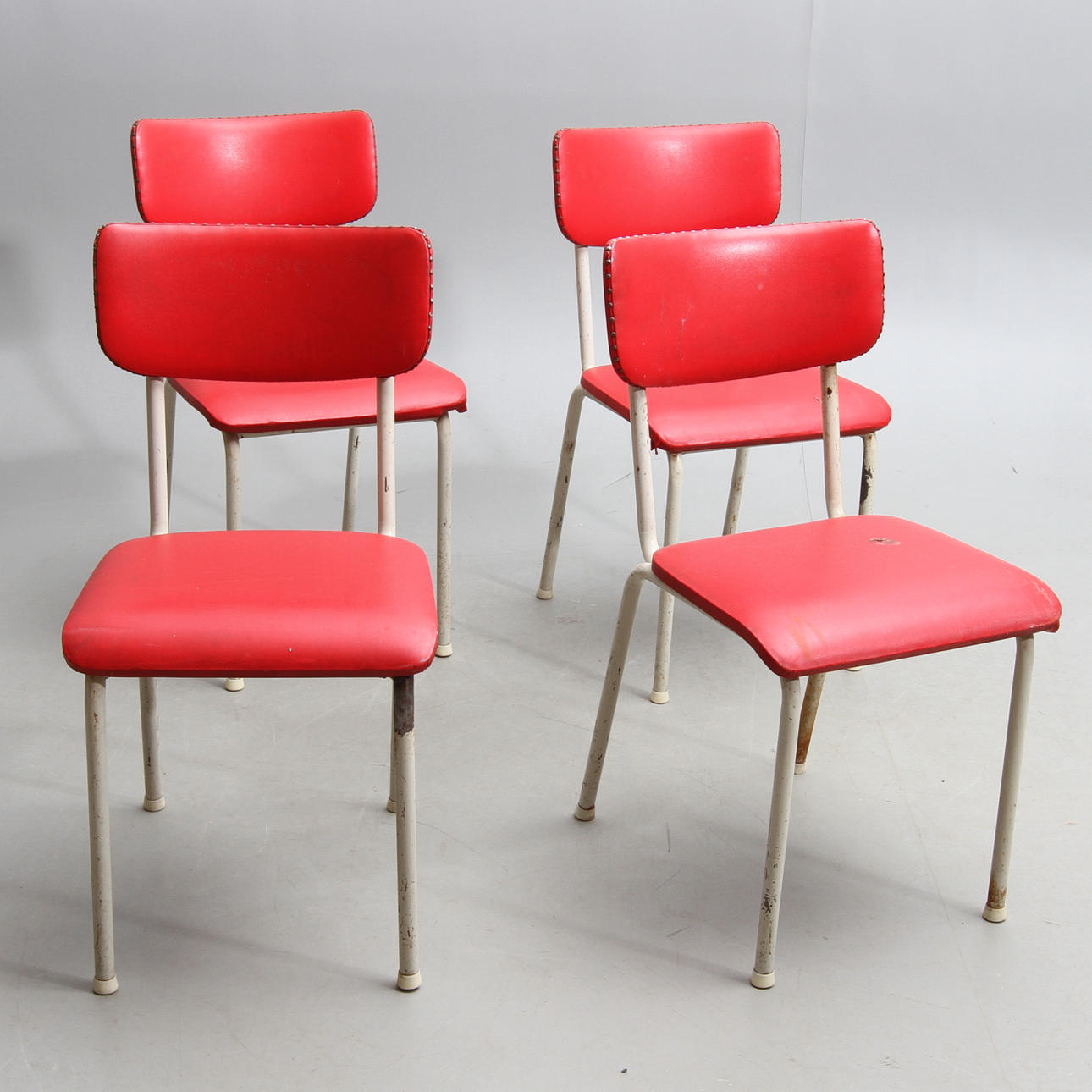 STOLAR 4 st, Grythyttans stålmöbler, 1900-tal.