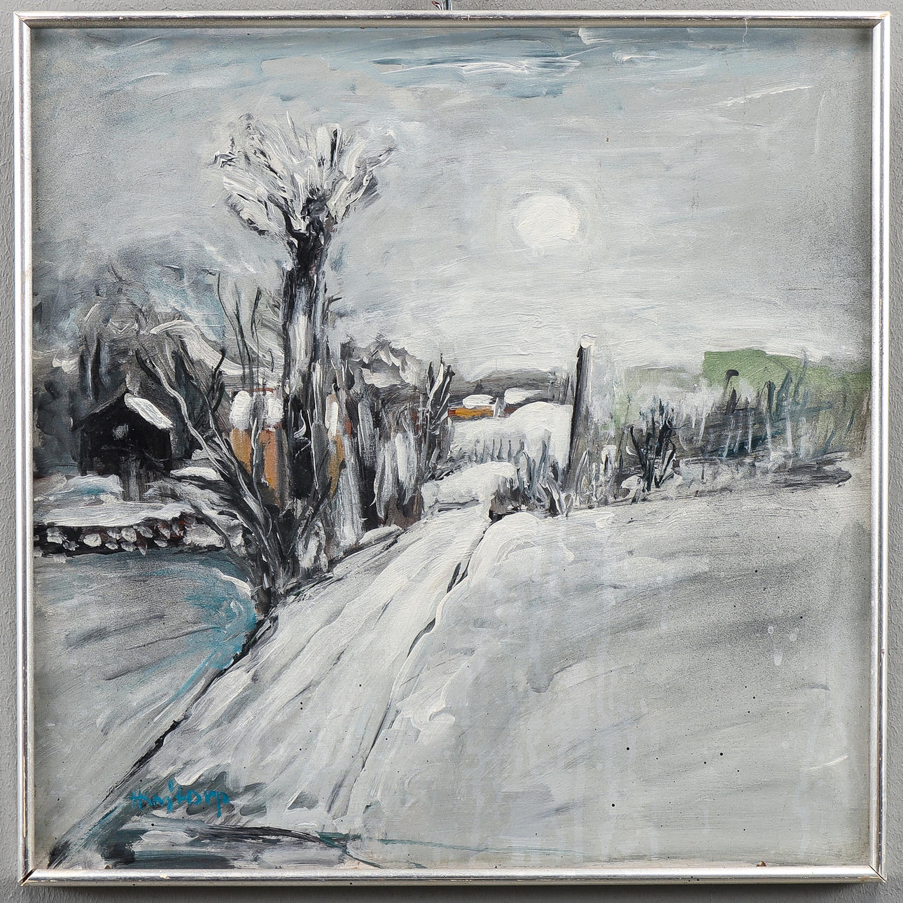 HANS KAJTORP. “Winter Road (Gray Winter)”.