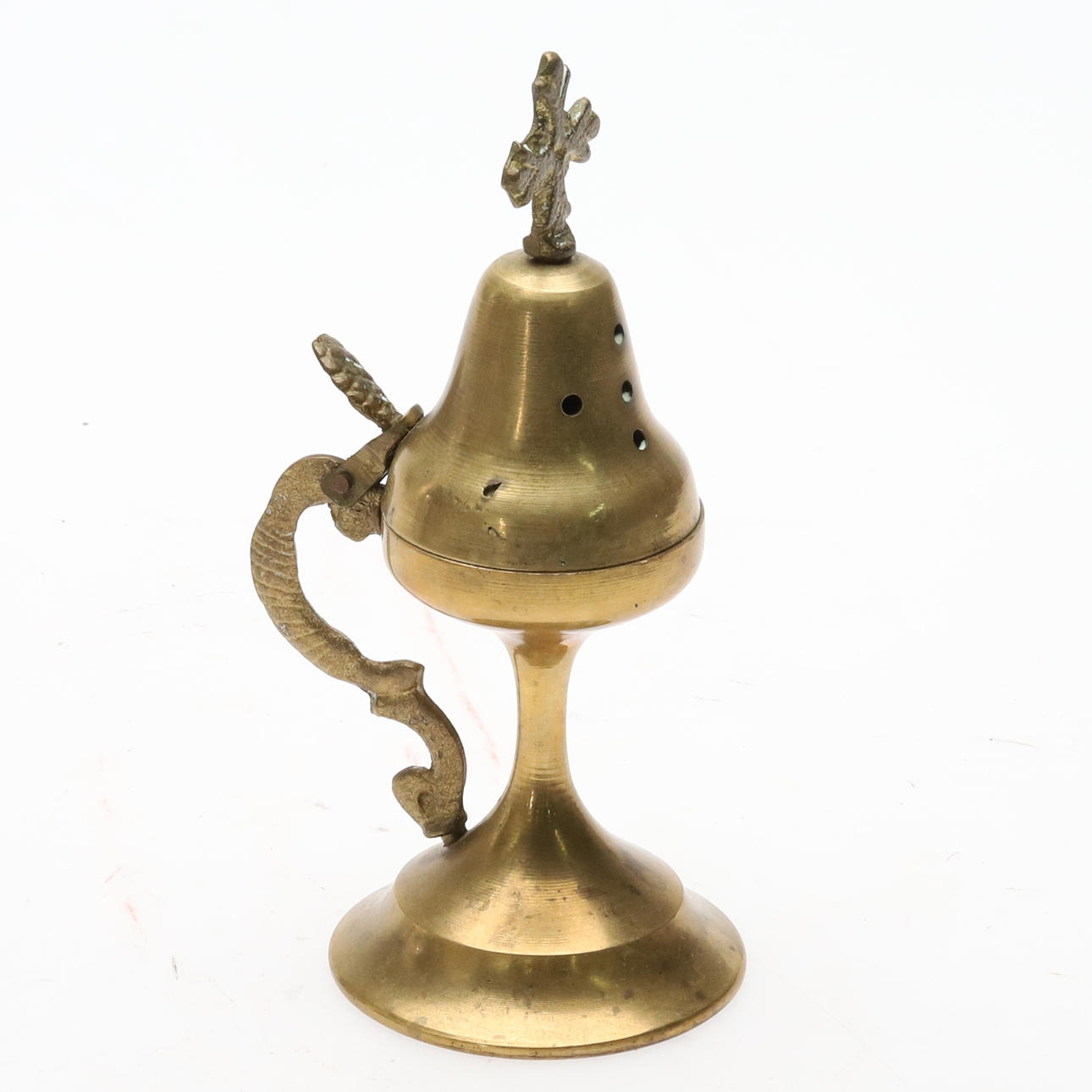 WEIHRAUCHBRENNER Messing, 20. Jahrhundert.