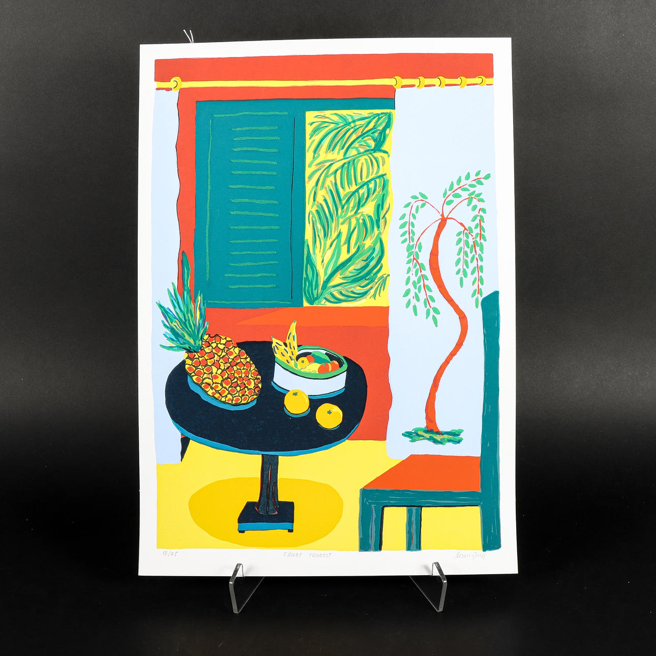 SUSAN GILLHÖG. “FRUIT BREAKFAST”.