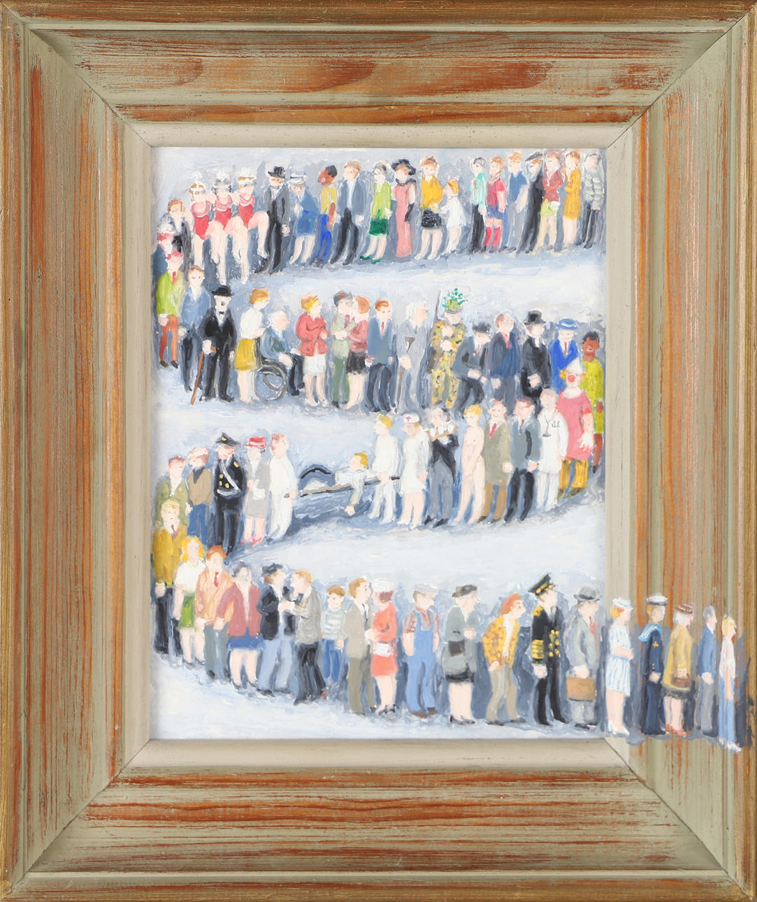 IVAN PETERSSON. Queue, oil on panel, unsigned.