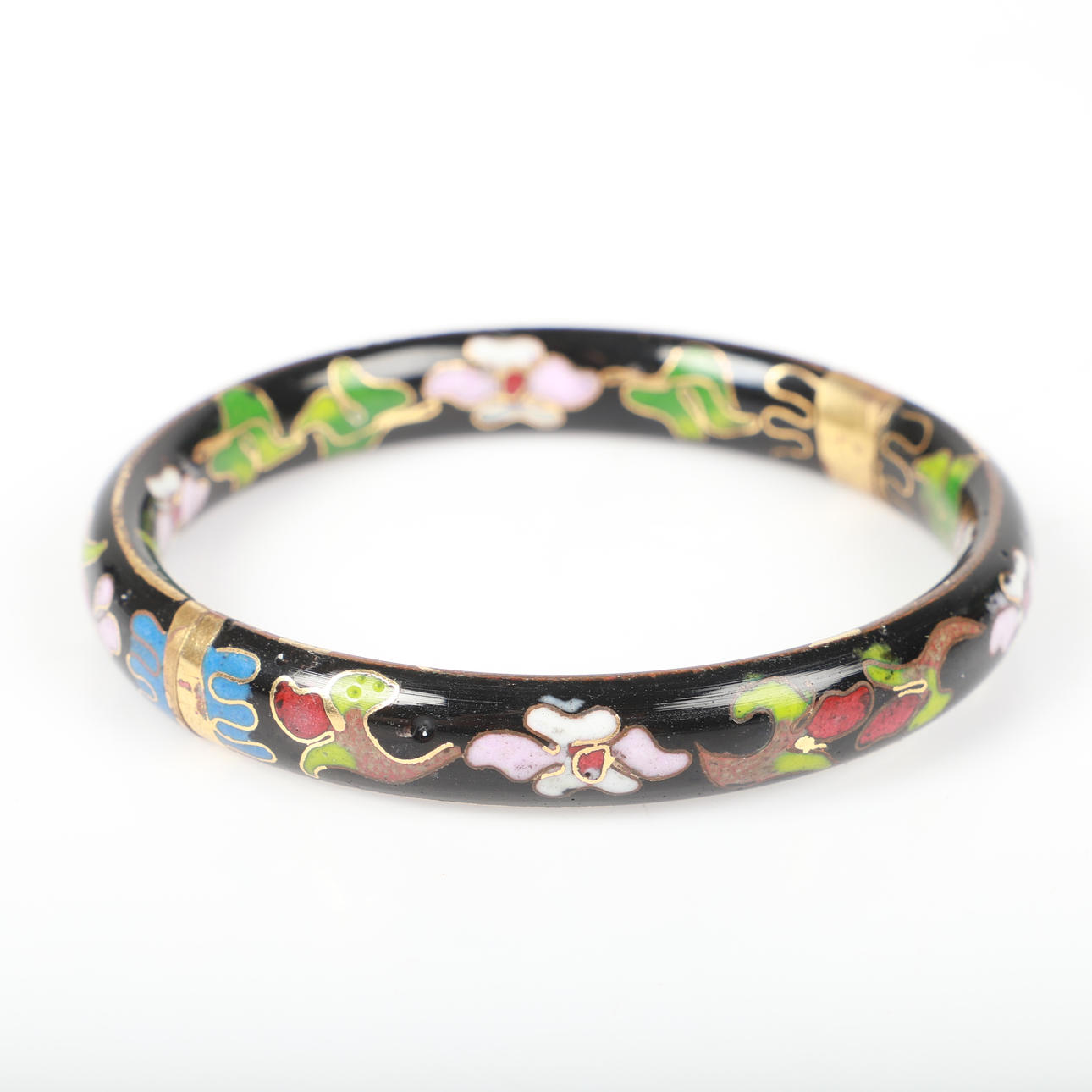 BRACELET, cloisonné, China.
