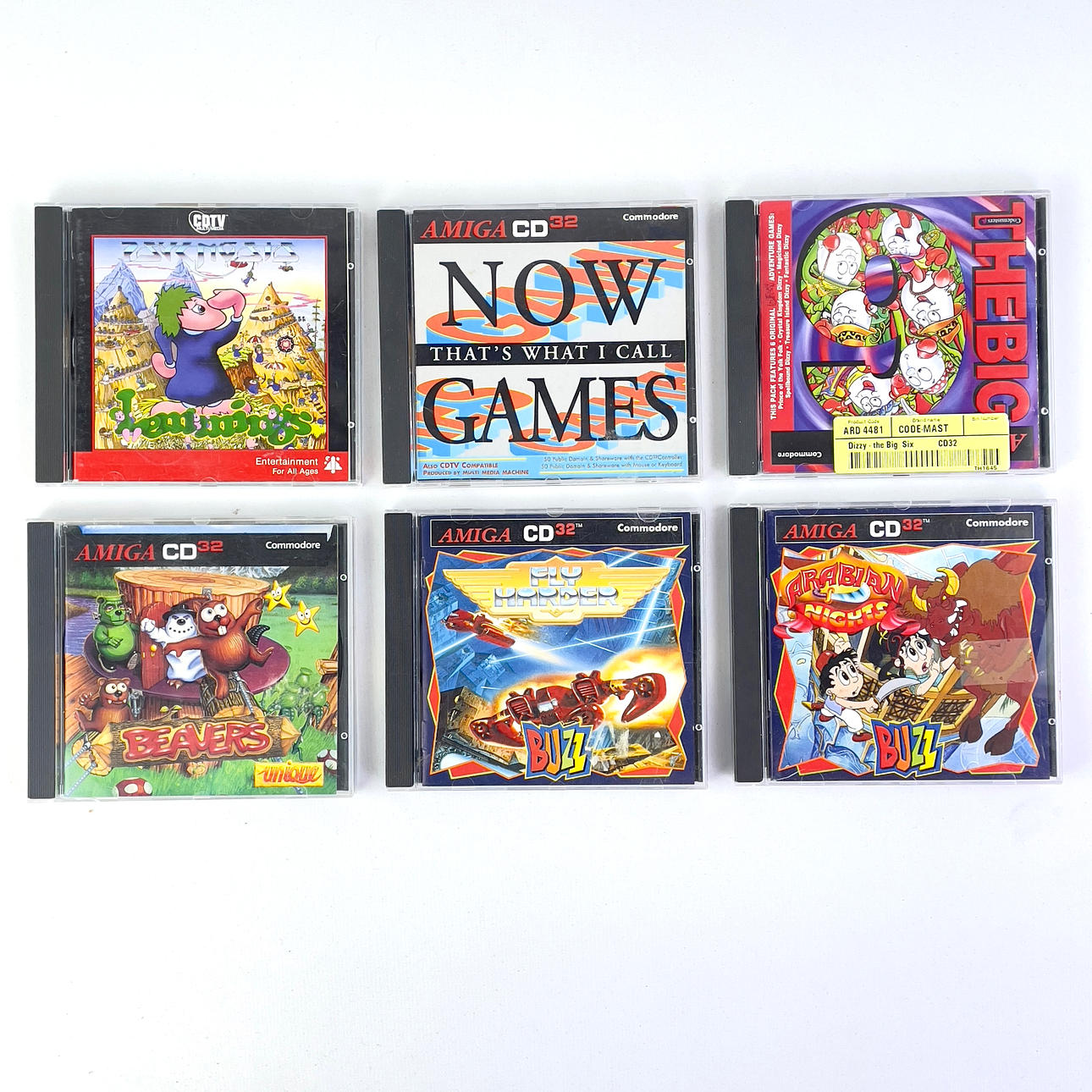 YSTÄVÄ CD32/CDTV. 6 Commodore-pelejä, 1990-luku.