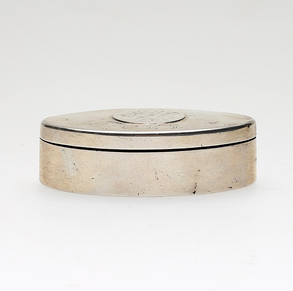 SNUSDOSA, silver, Gustaf Henrik Sidwall (verksam 1789-1824), Norrköping, 1801.