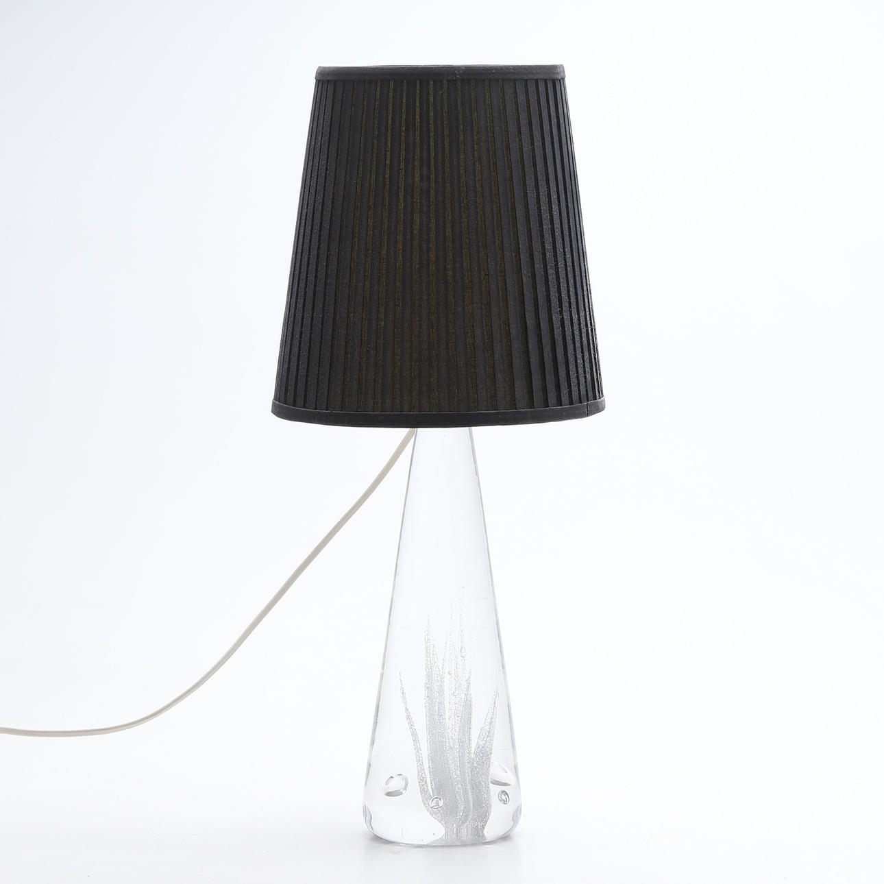 VICKE LINDSTRAND. Table lamp, Kosta, signed.