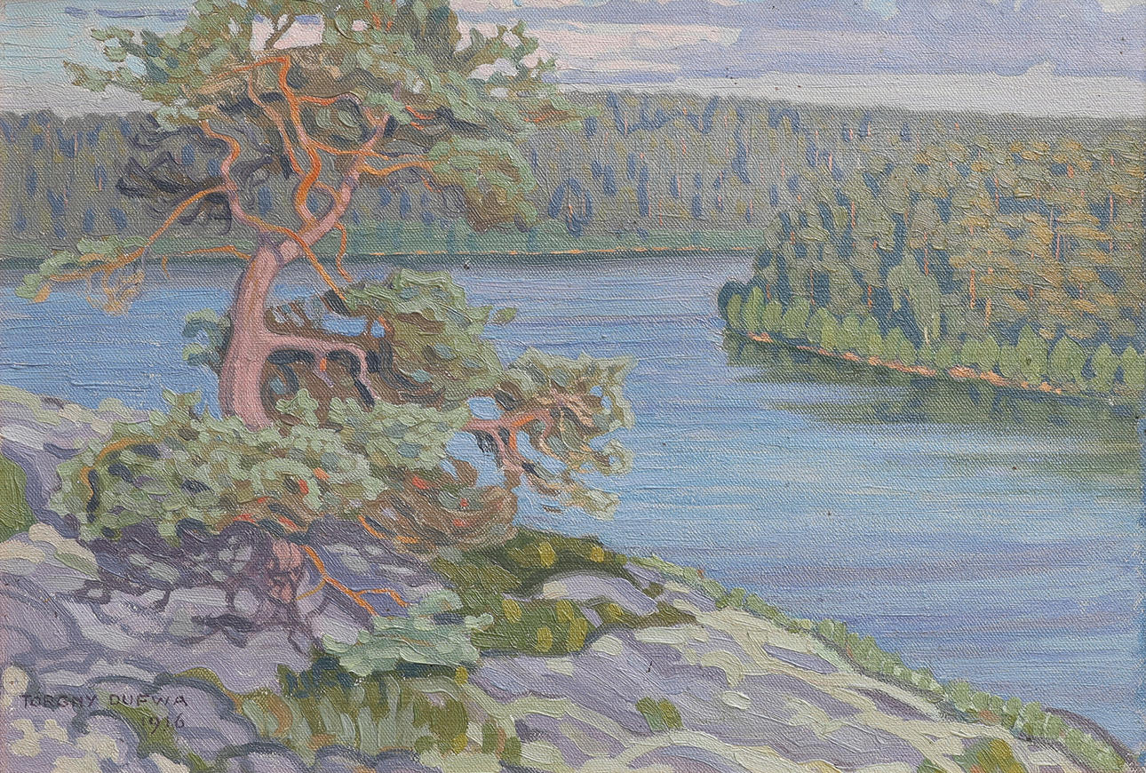 TORGNY DUFWA. ARCHIPELAGO LANDSCAPE, signed and dated 1916.