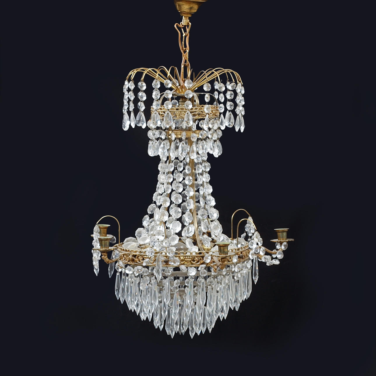 LJUSKRONA, sengustaviansk stil, 1900-tal.