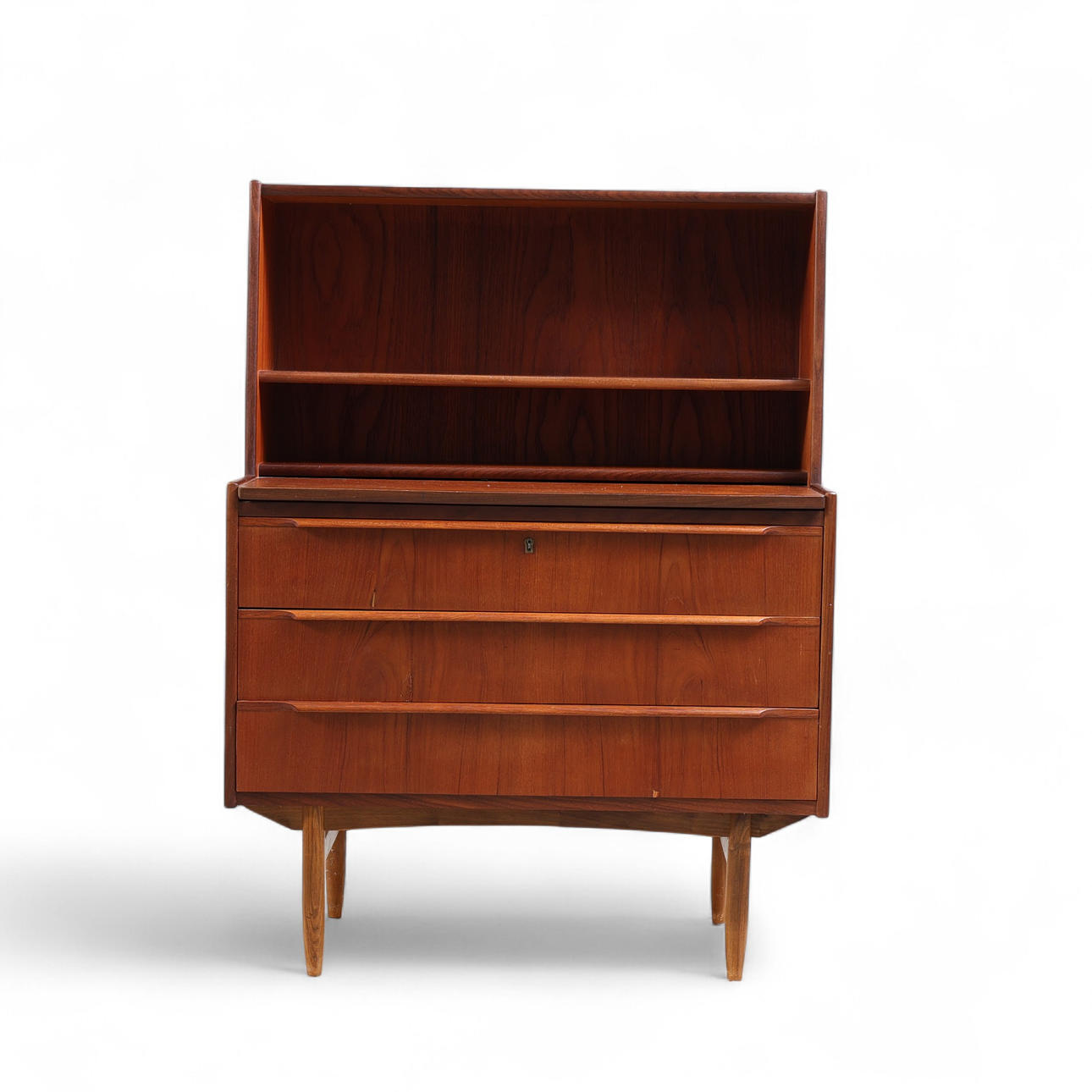 A Danish teak secretary, 1960s.