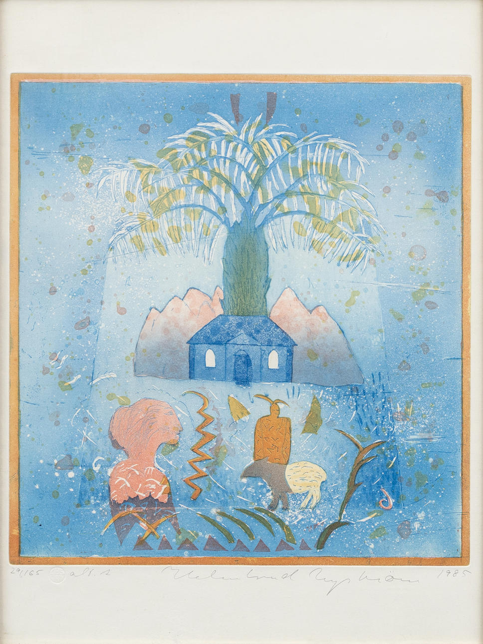 HELMTRUD NYSTRÖM. Titled, etching no 29/165, signed and dated 1985.