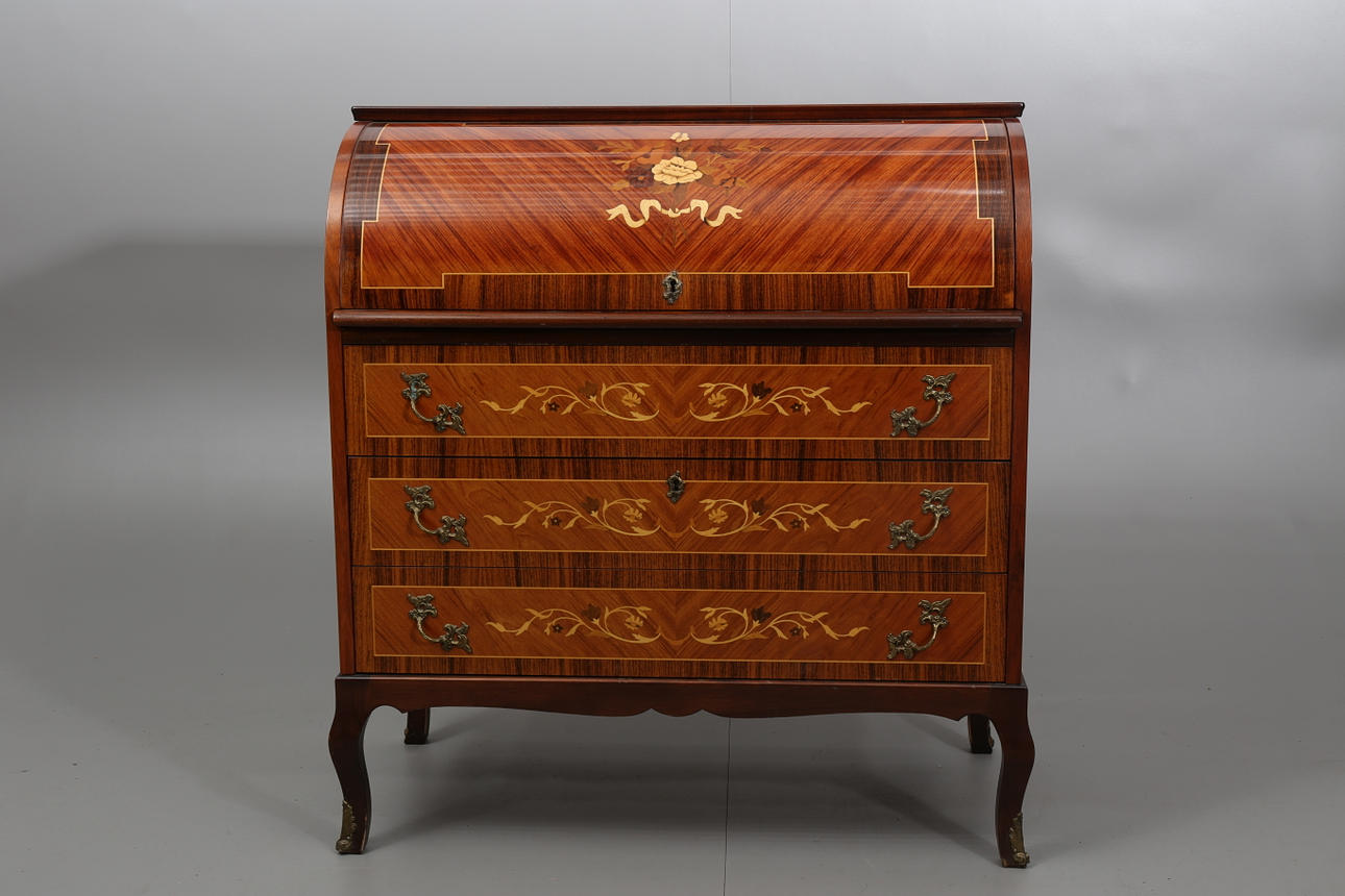 RULLKLAFFSEKRETÄR, olika träslag, 1900-talets andra hälft.