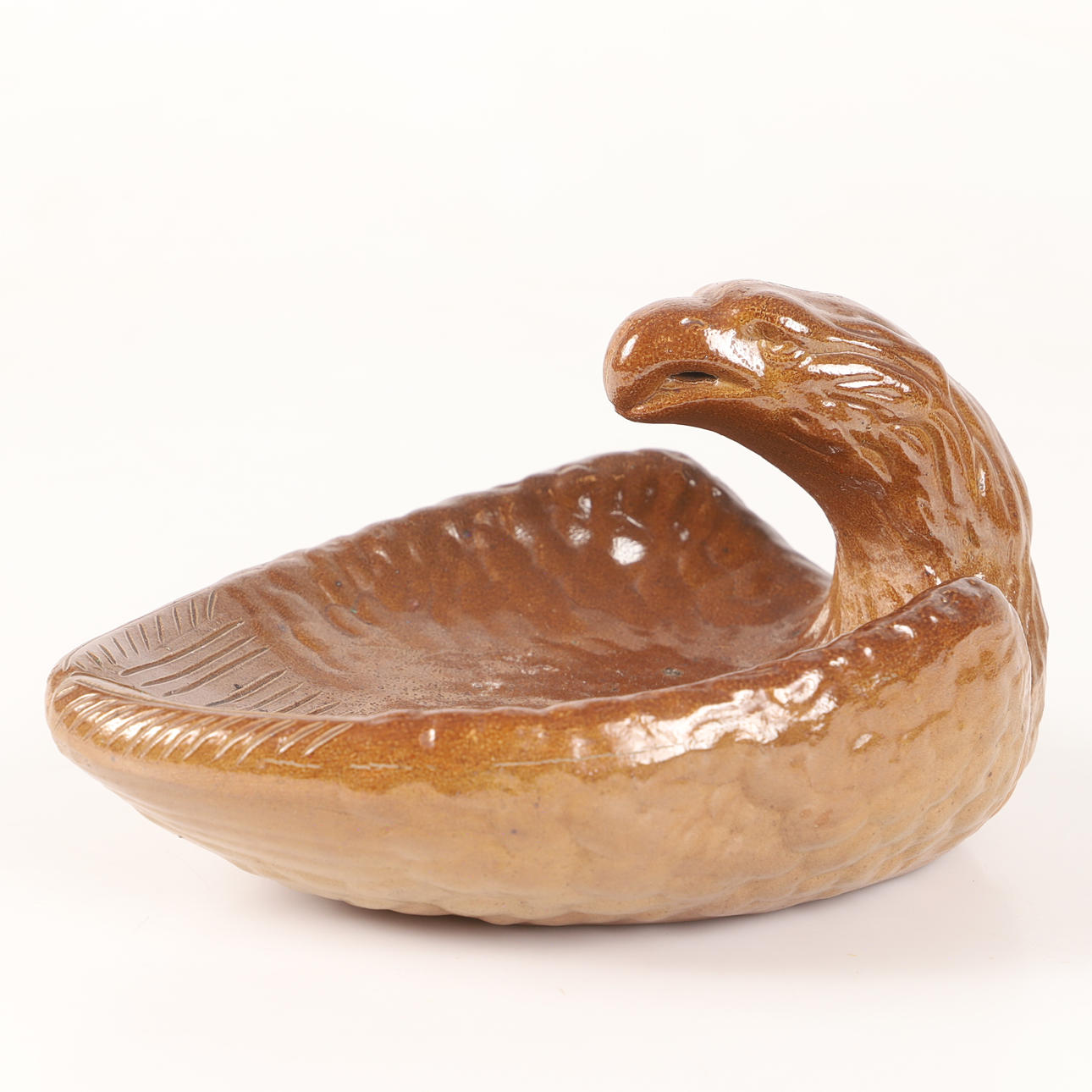 Keramikschale mit Adlerdekor, Karl Persson, Höganäs.