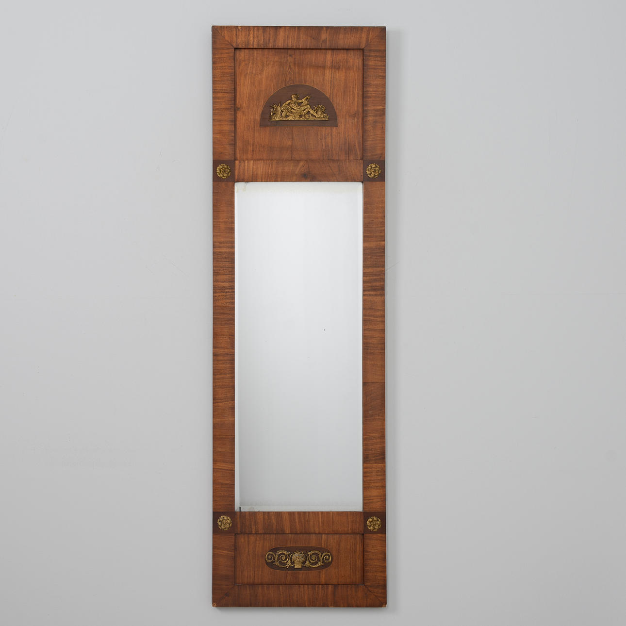 A LARGE MIRROR, Karl Johan, 19th century.