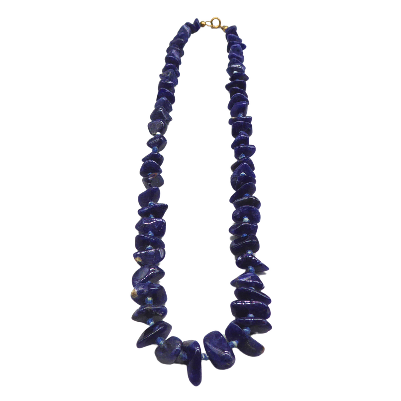 GEMSTONE LAPIS LAZULI NECKLACE.