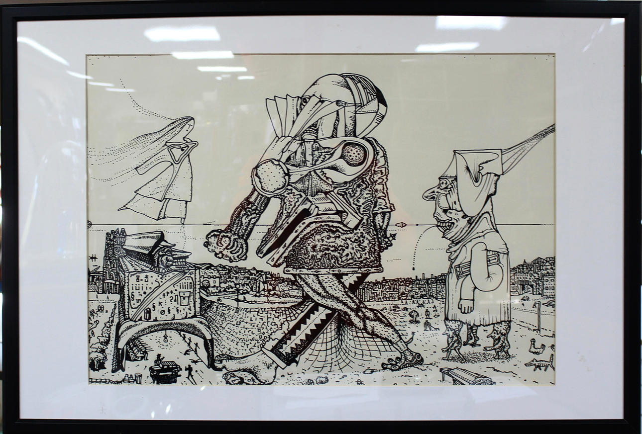 ROLF BÖRJESSON. Mixed media.