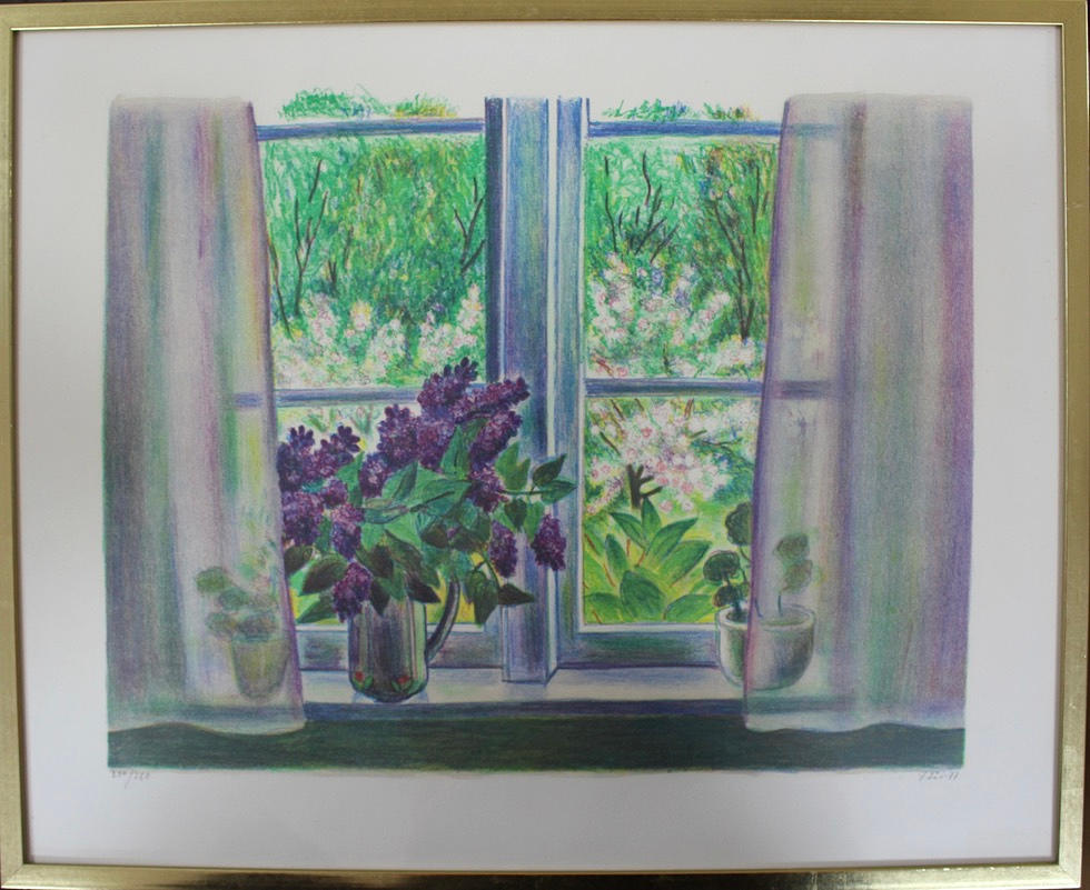 EVY LÅÅS. Color lithography.