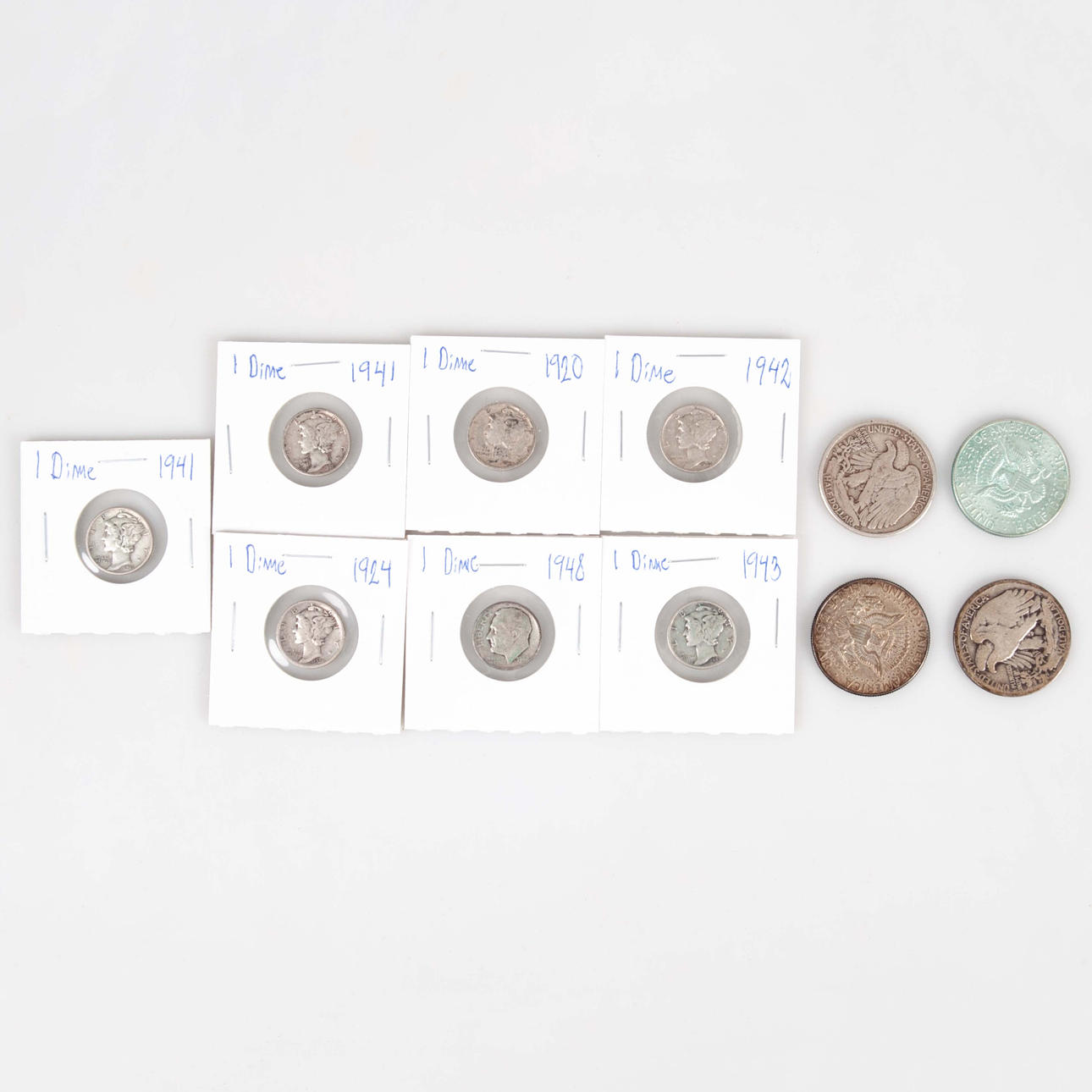 SILVER COINS USA 1920-1968.