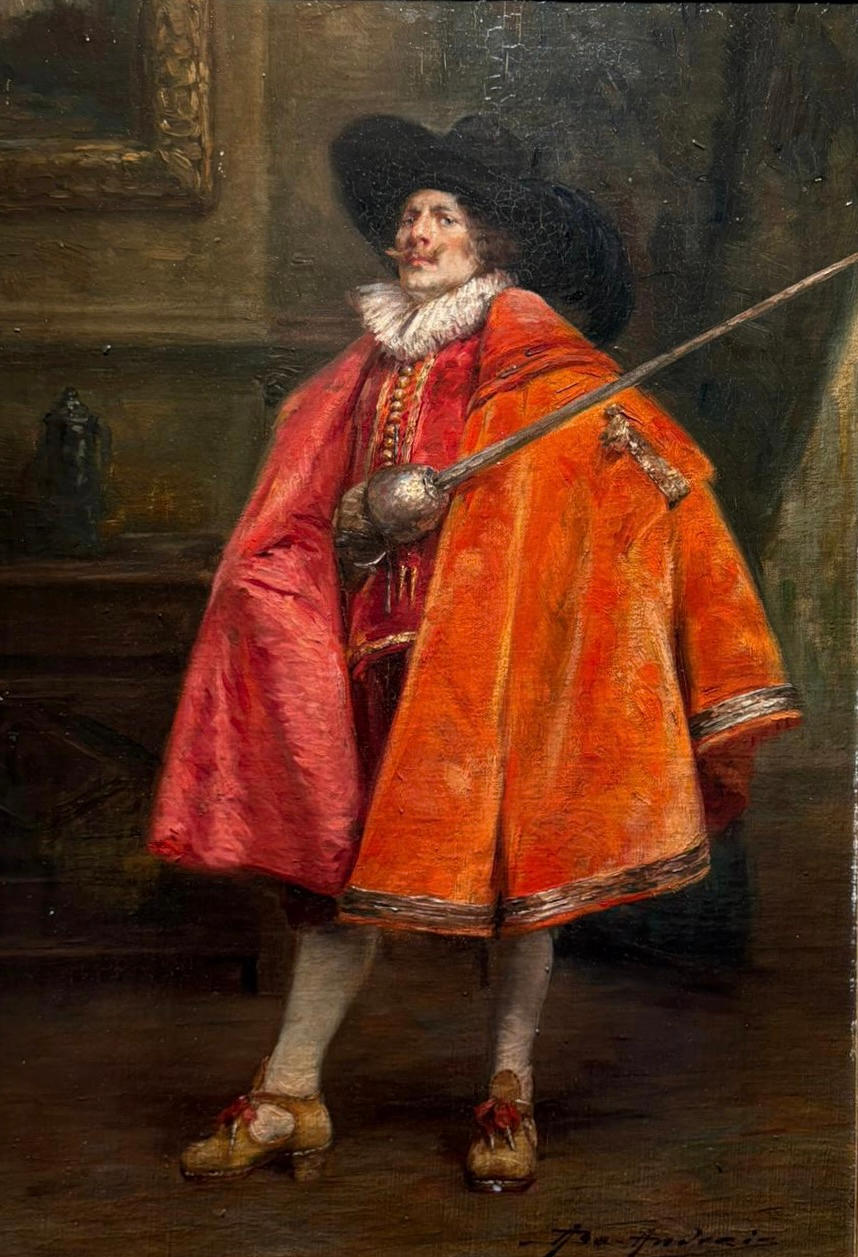 ALEX DE ANDREIS (1871-1939). Mosquetero.