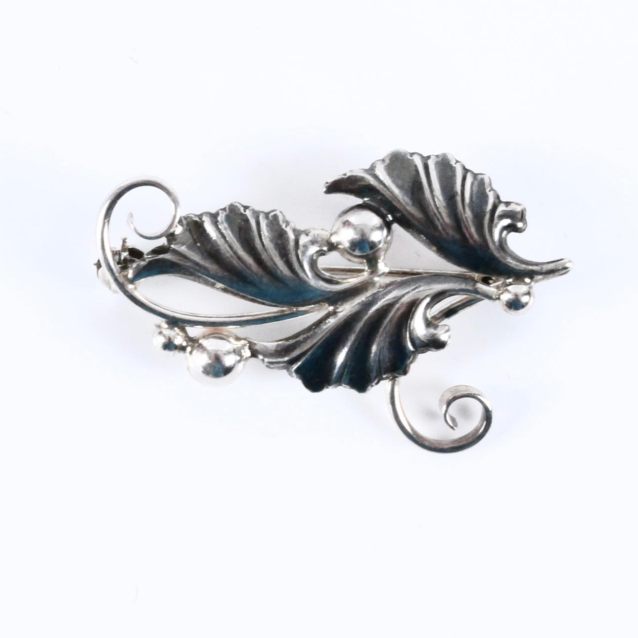 A silver brooch, Nils Widberg Helsingborg 1953.