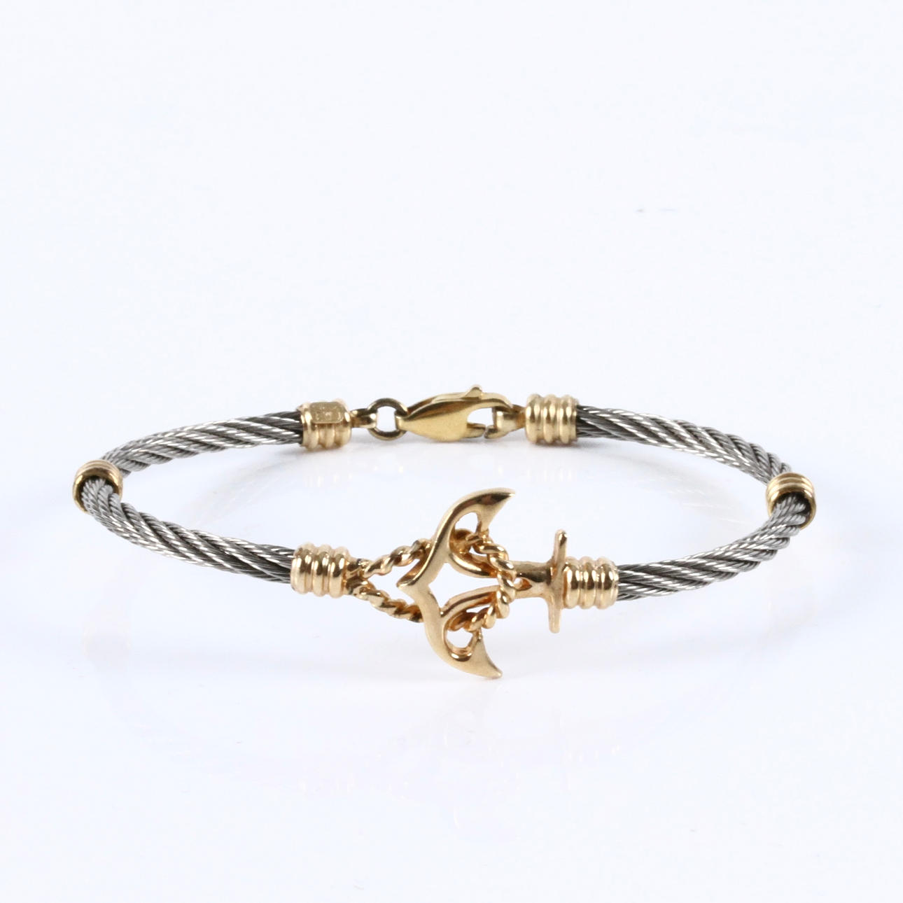 RANNEKORU, sterlinghopeaa, osittain kullattu.