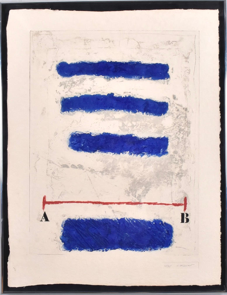 JAMES COIGNARD. Color etching with carborundum.