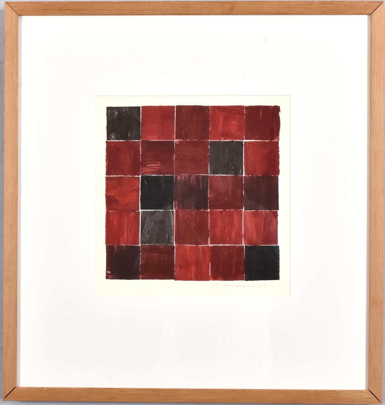 OIDENTIFIERAD KONSTNÄR. Color etching.