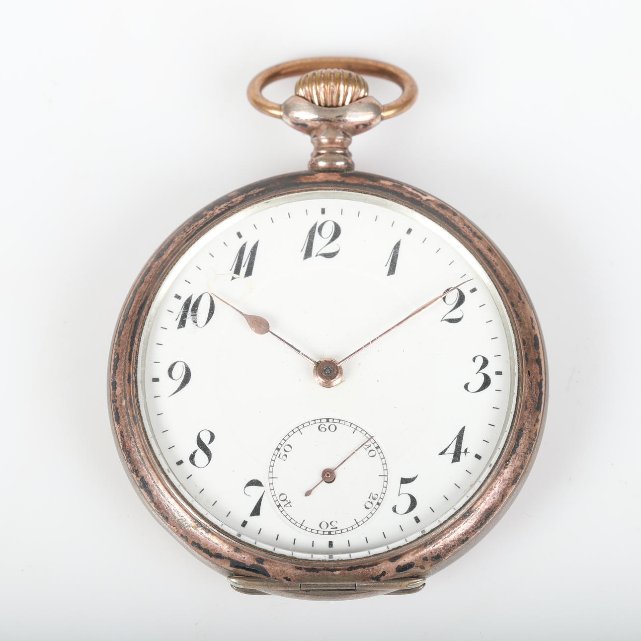 POCKET WATCH, Junghans, silver.