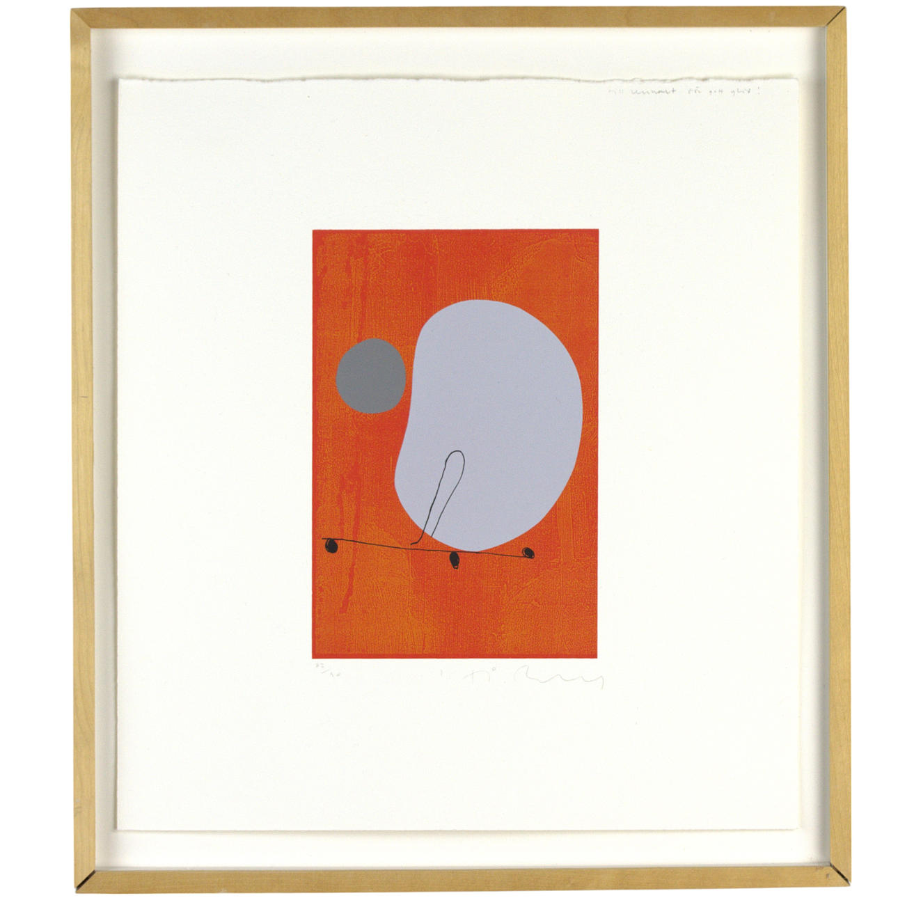 HÅKAN BERG. Silkscreen, 82/90, composition, signed.