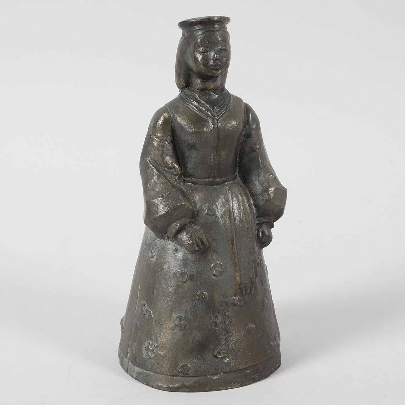 ASTRID RIETZ. bronze, “Blekingebruden”, signed.