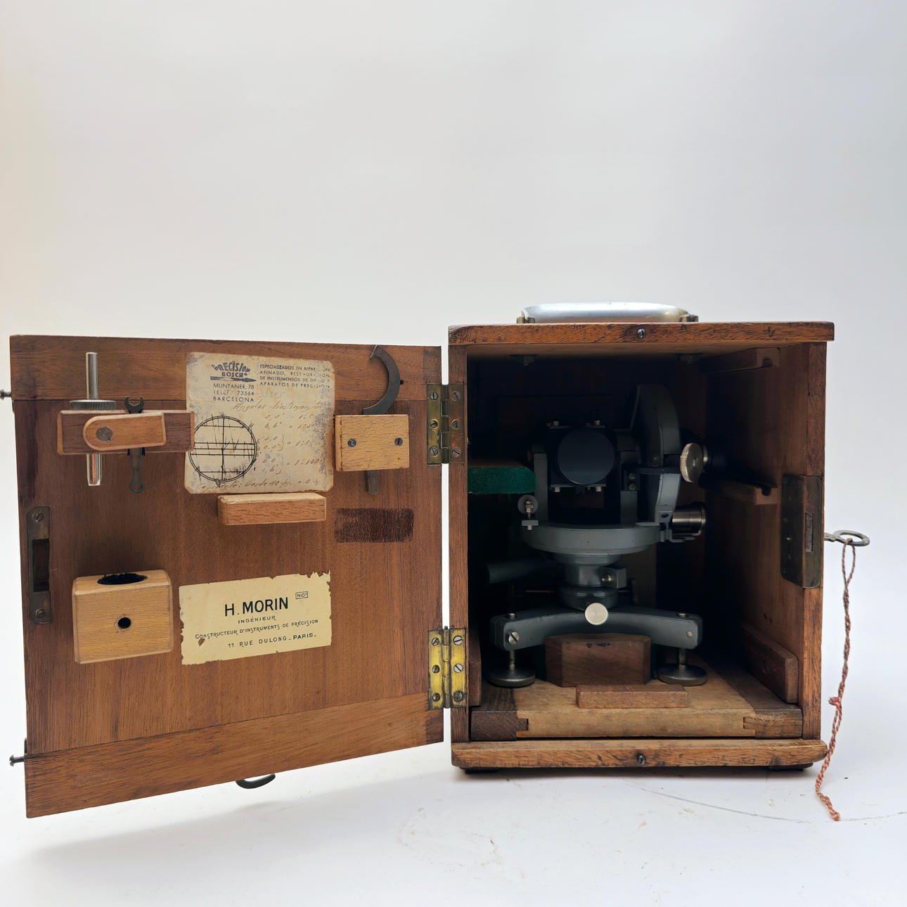 H. MORIN. TEODOLITO. FRANCÉS. C. 1920S.