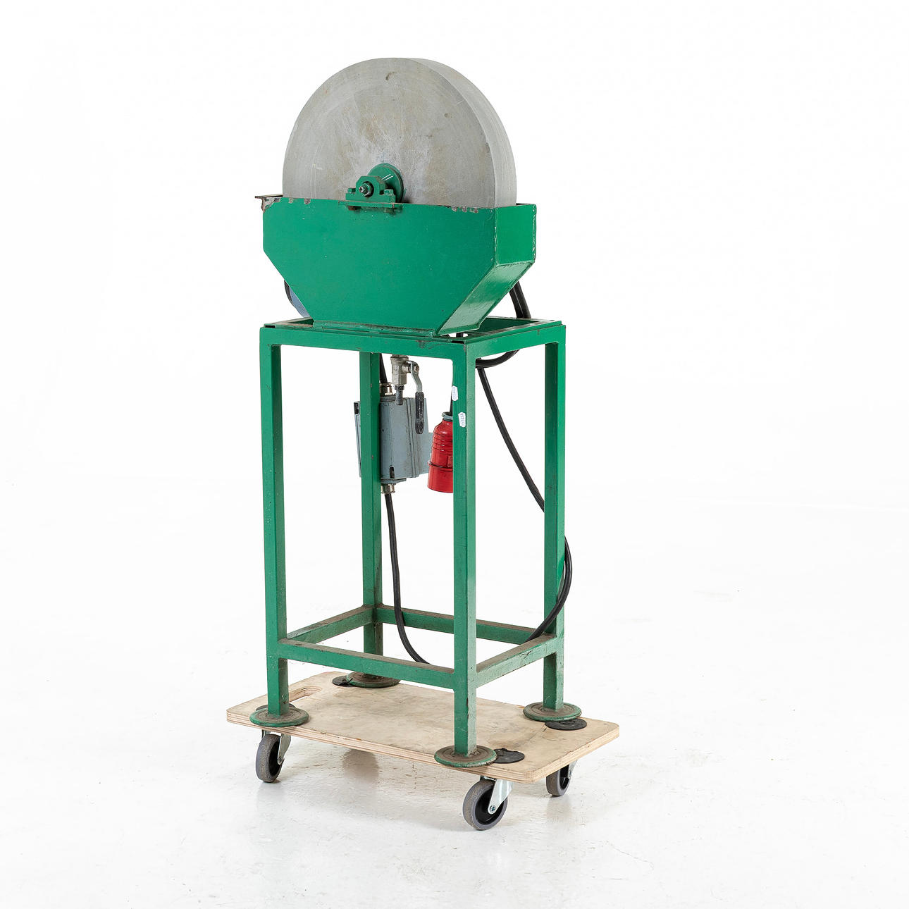 GRINDING STONE, on stand, Asea.