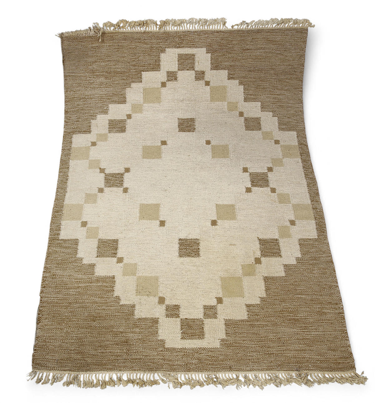 ROLLA CANVAS, geometric pattern in bright colours, unsigned.