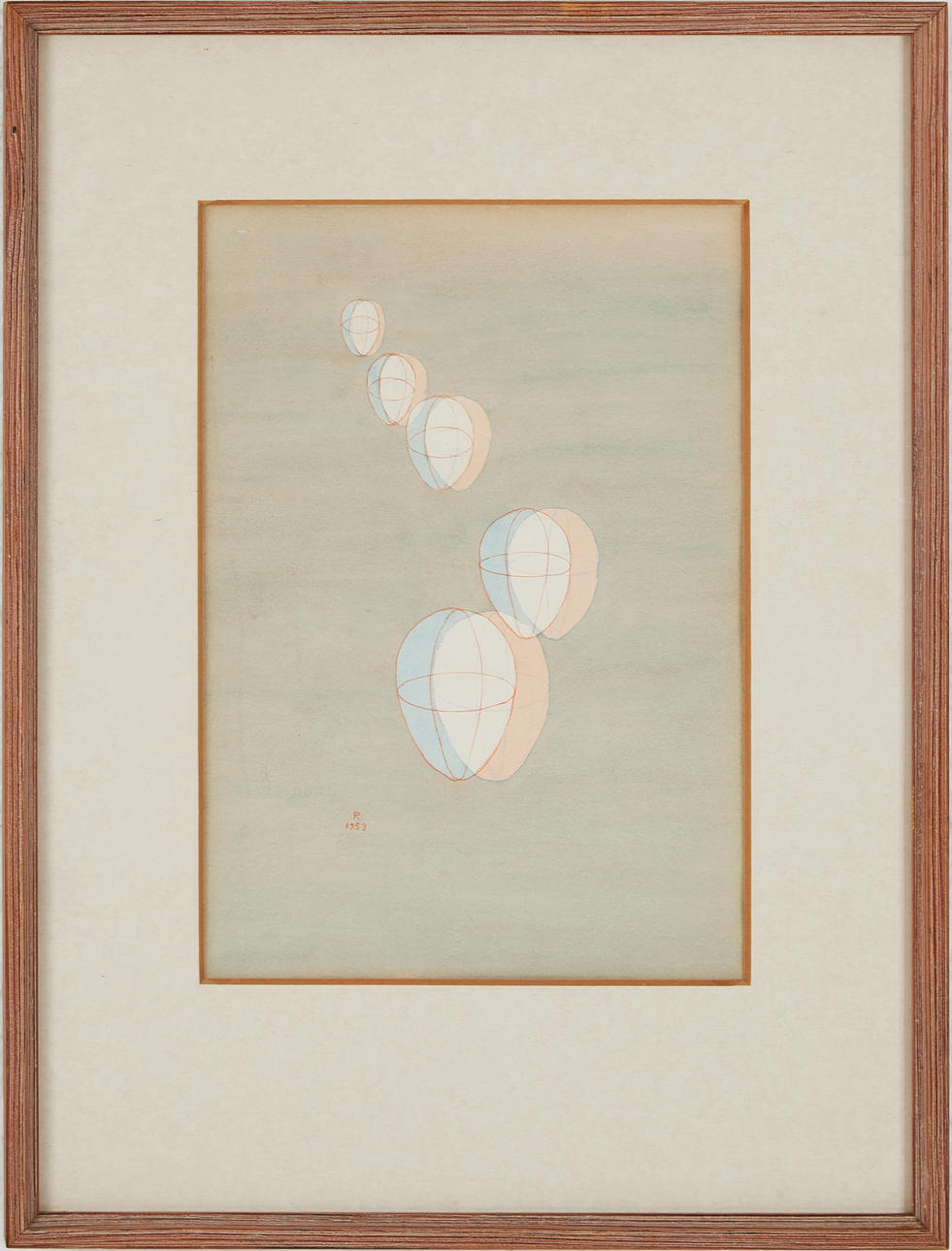 OSCAR REUTERSWÄRD (1915-2002). Komposition, Mischtechnik.