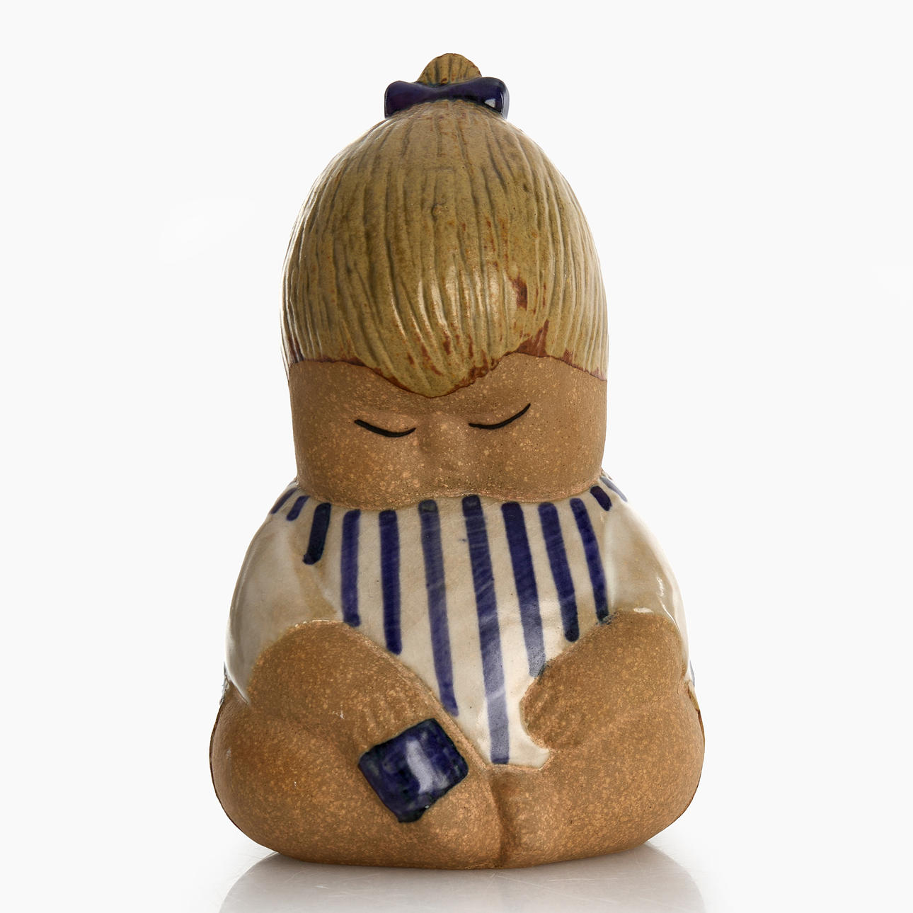 LISA LARSON. Figura, «Johanna», gres, estampada Lisa L.