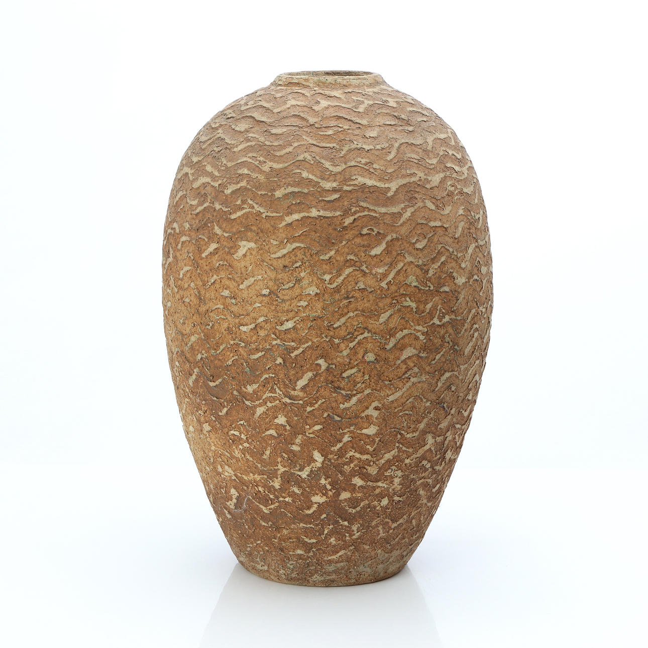 ANDERSSON & JOHANSSON, FLOOR URN. Chamotted ceramics.