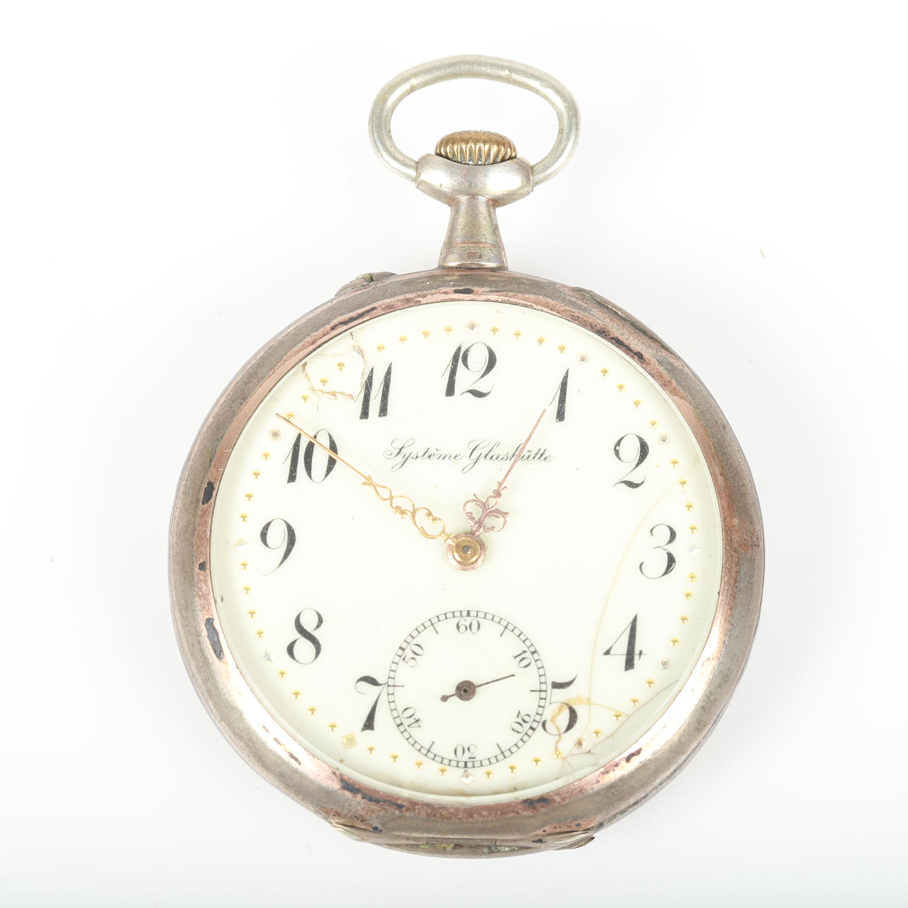 TASKUKELLO, Systeme Glashütte, hopea.