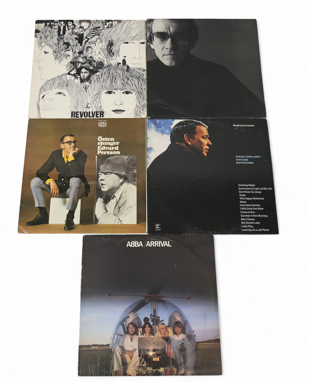 SCHALLPLATTEN/LP, Bla Beatles, Abba usw., 5 Stück.