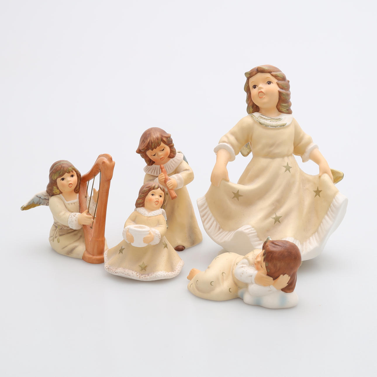 FIGURES, 5 kpl, enkelit, Goebel.