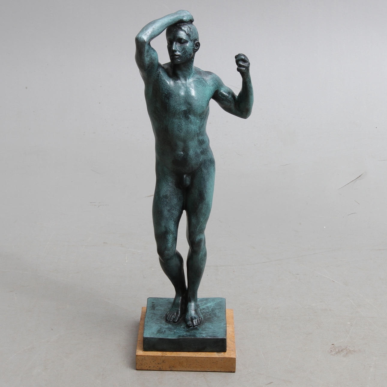 SKULPTUR, brons, efter Rodin, 2000-tal.