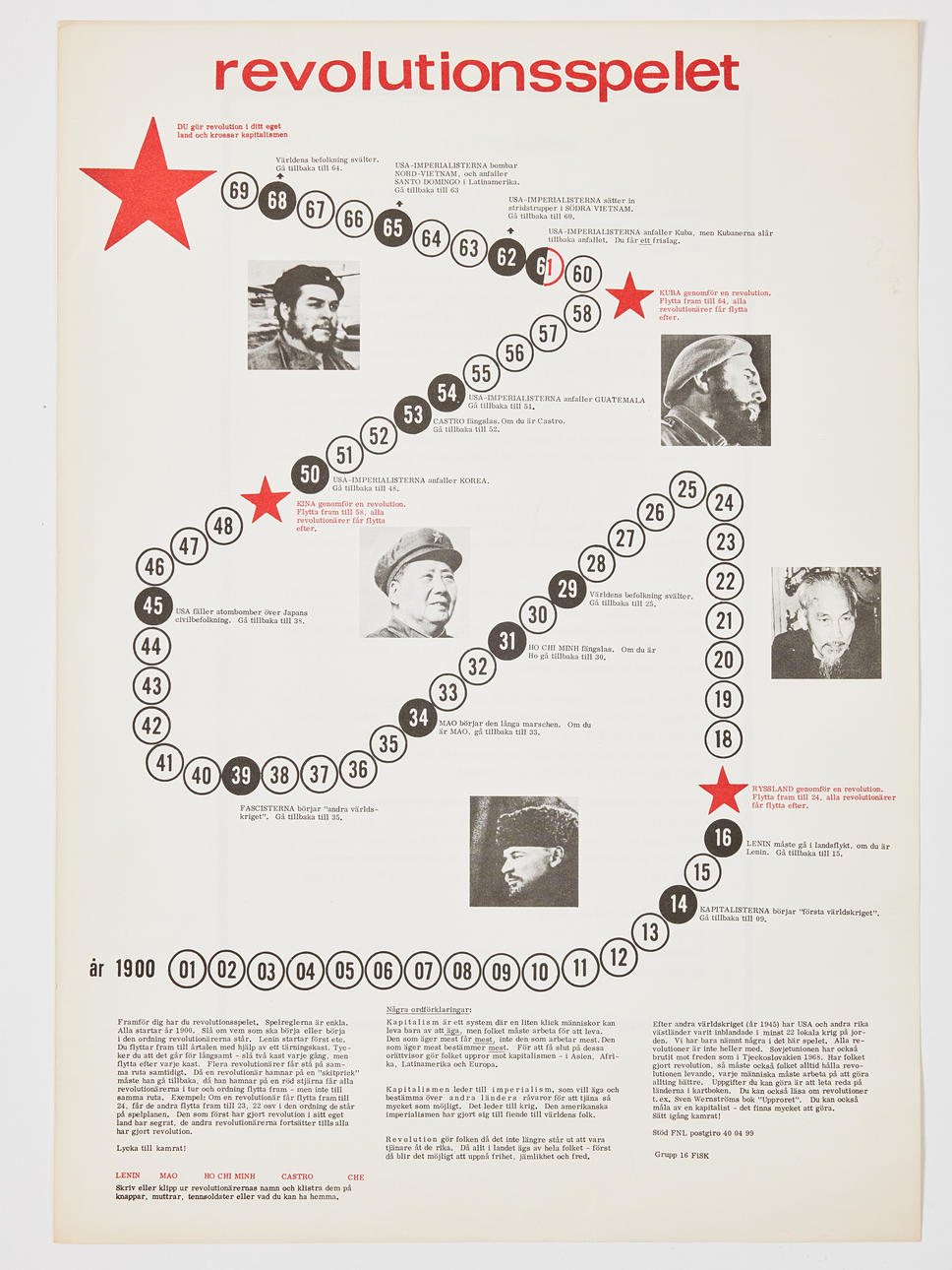REVOLUTION GAME, GROUP 16 (1968).