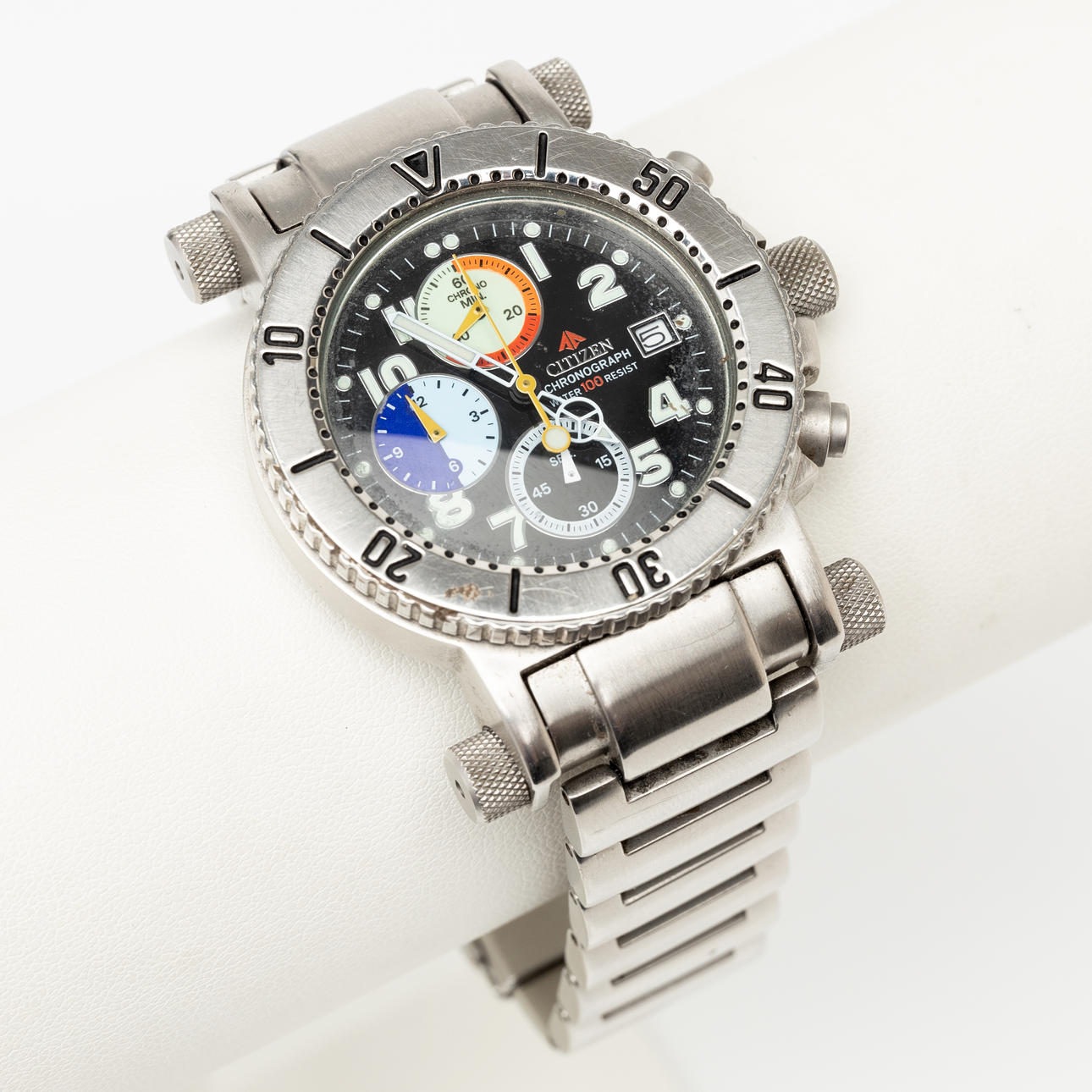 CITIZEN. Armbandsur, Promaster, Chronograph, quartz, Japan.