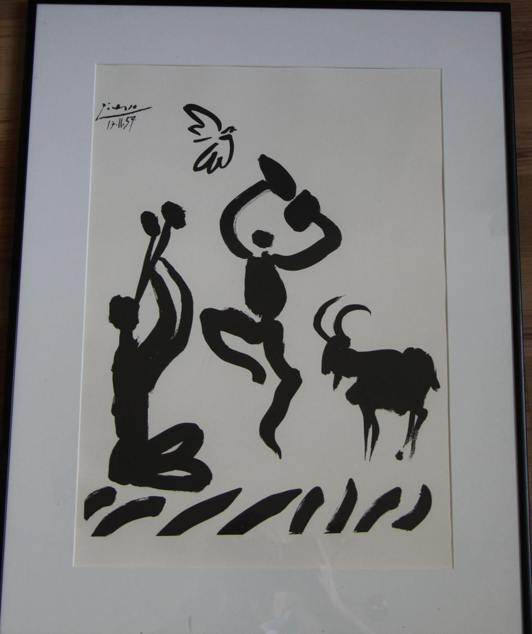 PABLO PICCASSO. "La dans du Burger".