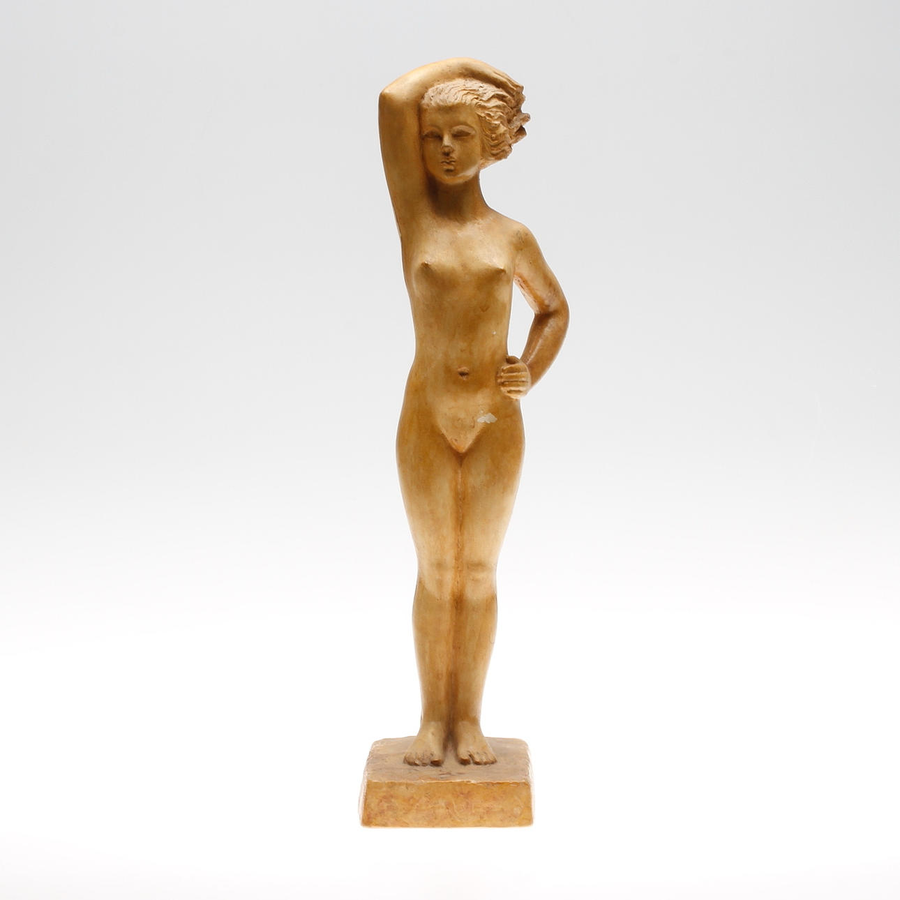 CARIN NILSON(1884-1973). Skulptur, gips, signerad.