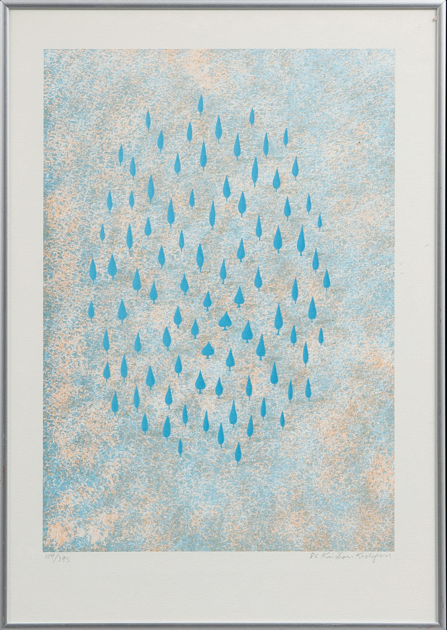 KRISTIAN KROKFORS. Colour lithographs, 2 pieces, signed and numbered.