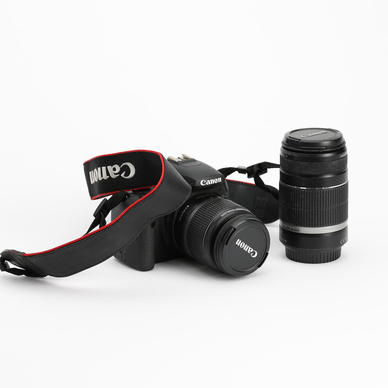 CANON EOS 500D, digital SLR camera, with additional lens.