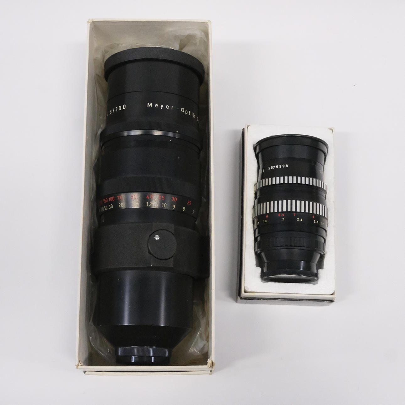 MEYER-OPTIC GORLITZ. OBJECTIVE. “ORESTOR” AND “TELEMEGOR”. TWO PARTS.