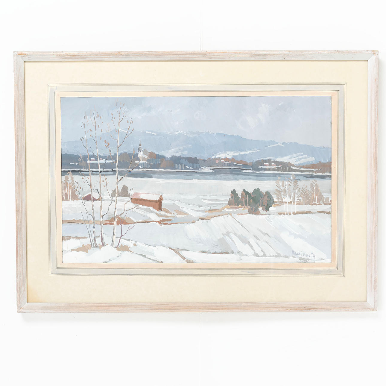 HIS PRINCE. Watercolour, signed, and dated 1974.