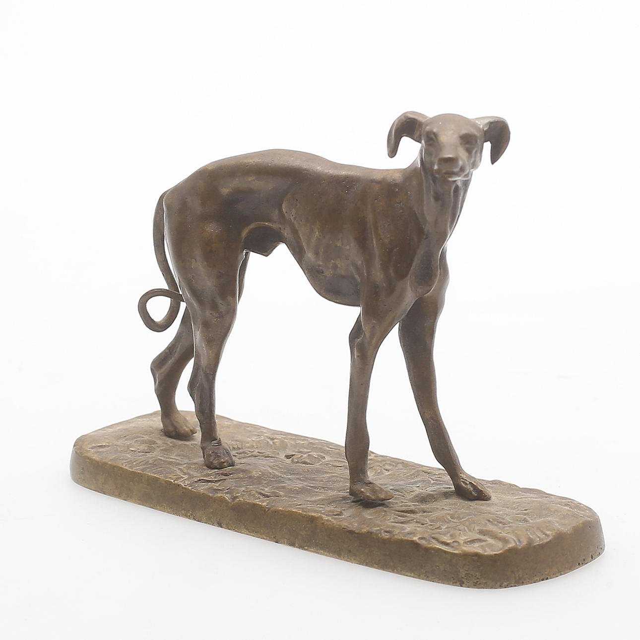 SKULPTUR, brons, Greyhound, 1900-tal.